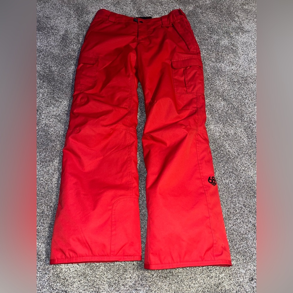 Boys 14/16yy 686 ski or snowboarding pants bright red